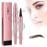 2024 New Magic Eyebrow Pencil, New 3D Waterproof Microblading Eyebrow Pencil Contouring Pen, 4-Tipped Precise Brow Pen, Long-Lasting Natural Fine Stroke Eyebrow Pen (dark brown)